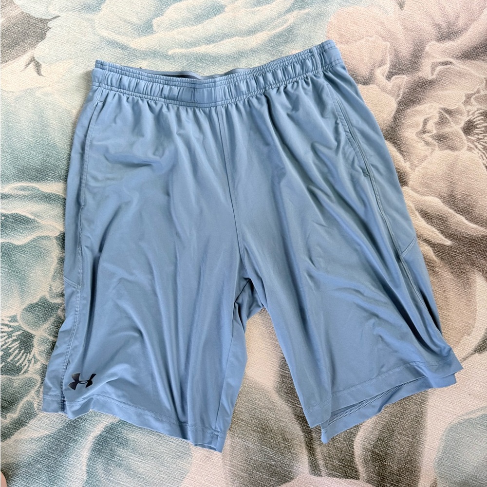 Under Armour Men's Light Blue Athletic Shorts